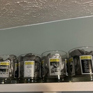 Vintage Broadway Playbill Glasses
